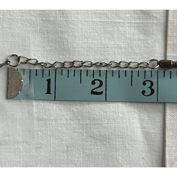 Silver Tone Howlite Statement Bib Necklace Southwestern - Picture 7 of 8